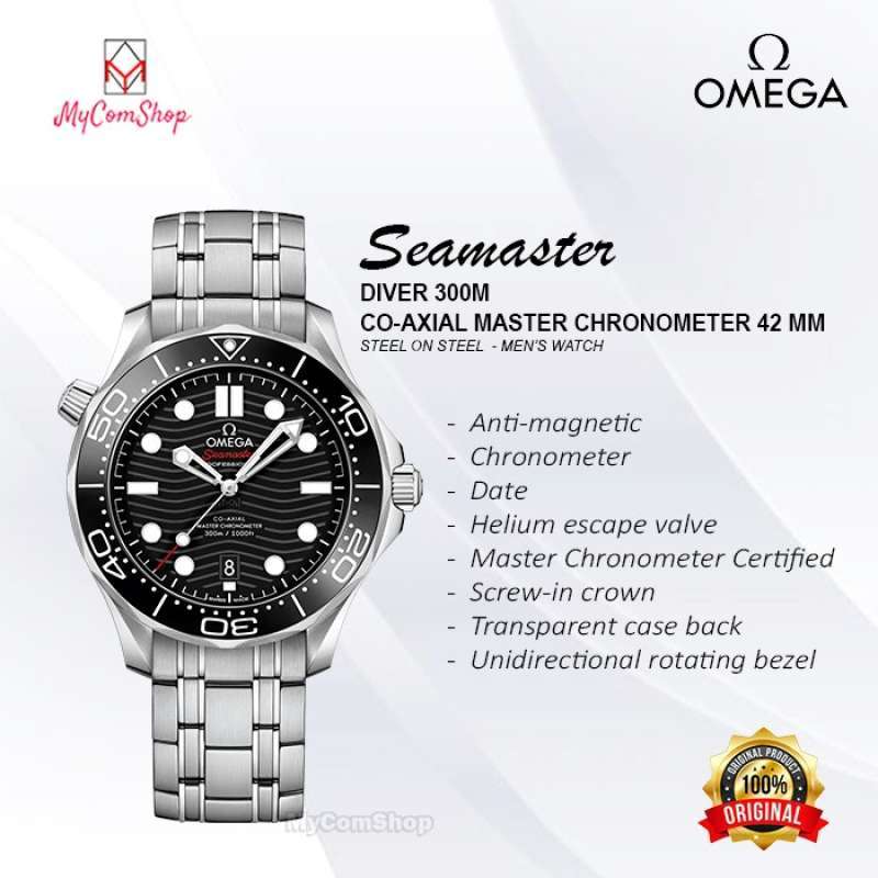 Jual Omega Watch Seamaster Diver 300m Co axial Master Chronometer 42 Mm Di Seller Mycomshop Sunter Agung Kota Jakarta Utara Blibli