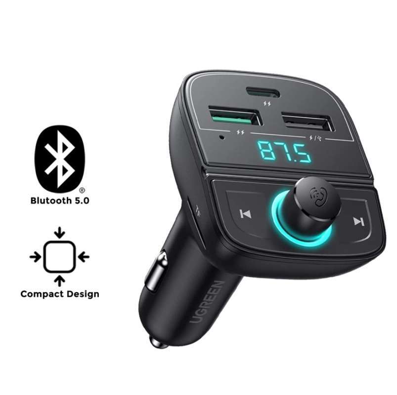 Jual Car Charger Ugreen Fm Modulator Bluetooth USB A C Pd Qc