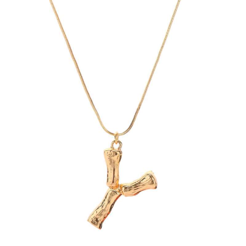 Vintage Style Letter Necklace Charm 