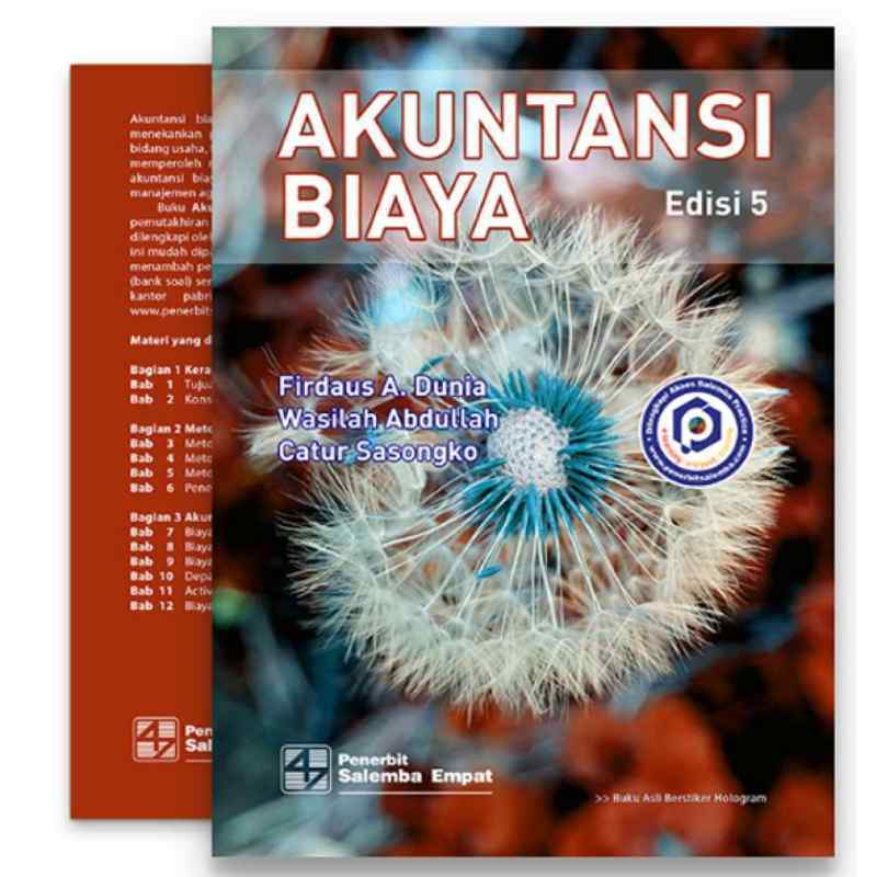 Jual Akuntansi Biaya Edisi 5 Firdaus A Dunia Dkk Salemba Original Murah Mei 2021 Blibli