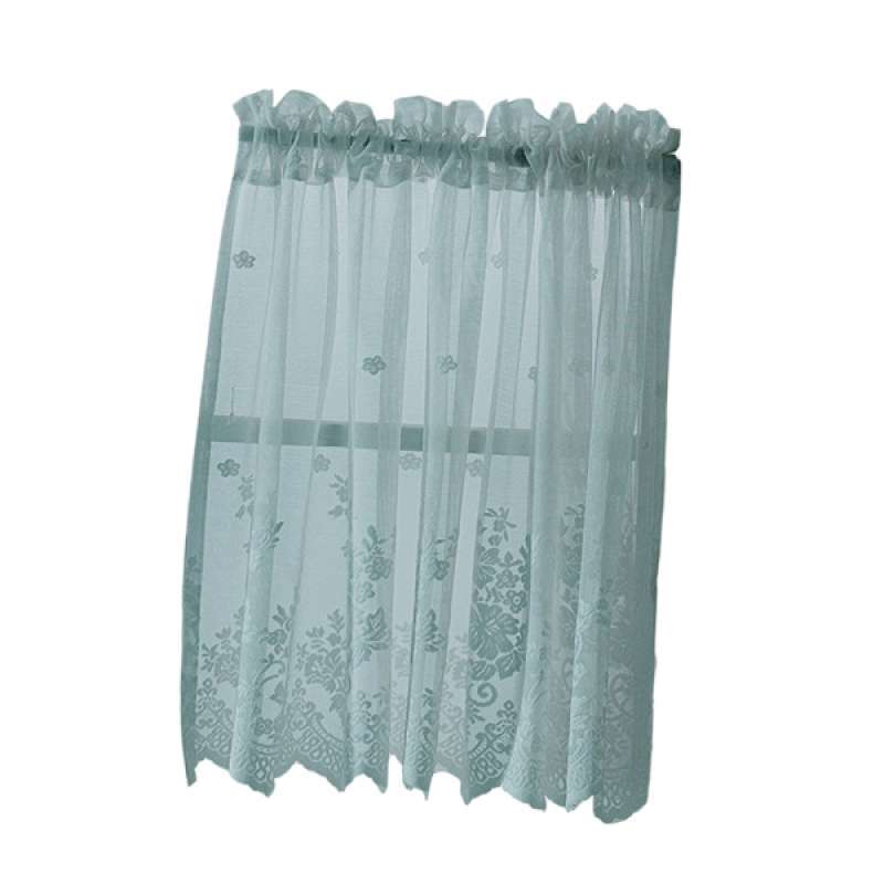 Jual 1 Panel Embroidered Lace Tier Voile Valance Window Sheer Curtains Home Decor Online Desember 2020 Blibli