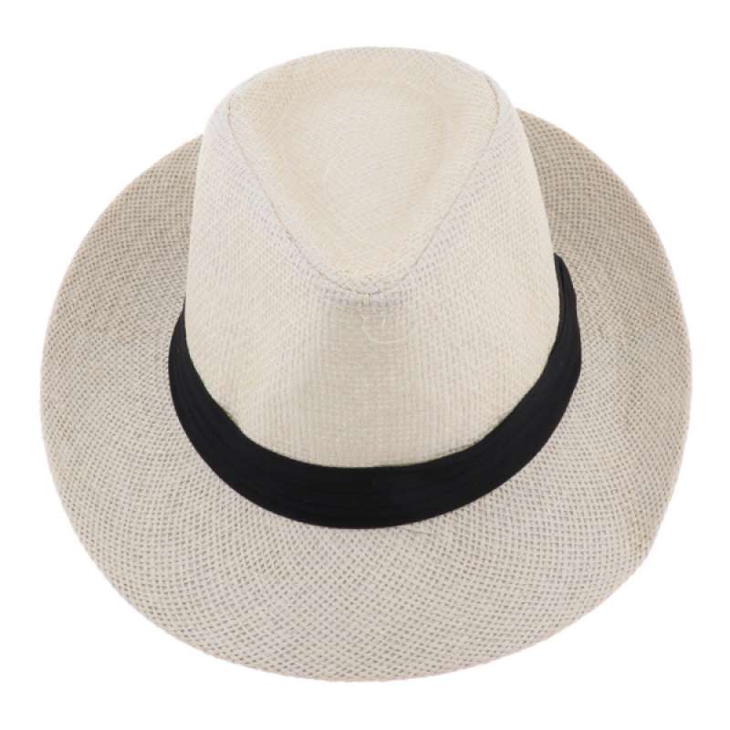 Promo Wide Brim Sun Straw Hat Panama 