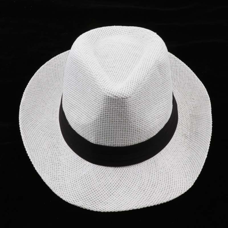 Promo Wide Brim Sun Straw Hat Panama 