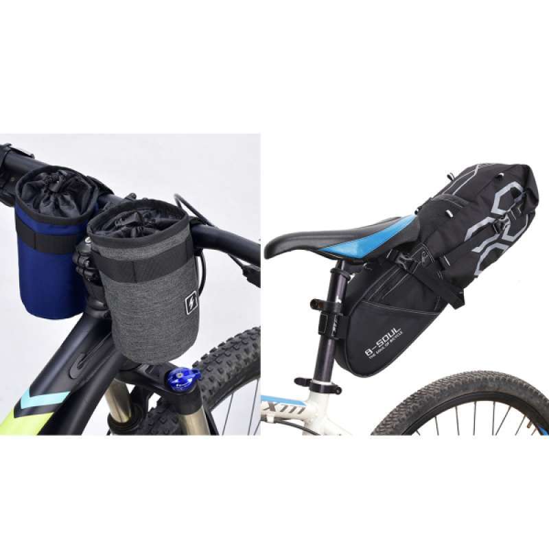 Jual Bike Bicycle Saddle Bag 2 Bike Front Handlebar Kettle Cover Protectors Online November 2020 Blibli