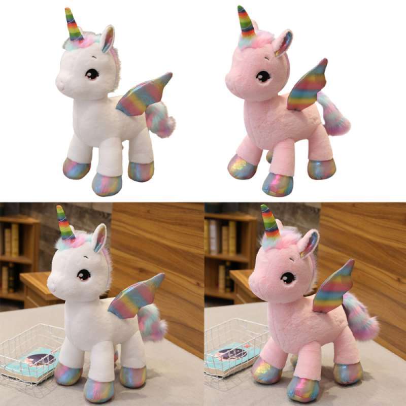 Promo 2x Cute Rainbow Unicorn Horse 