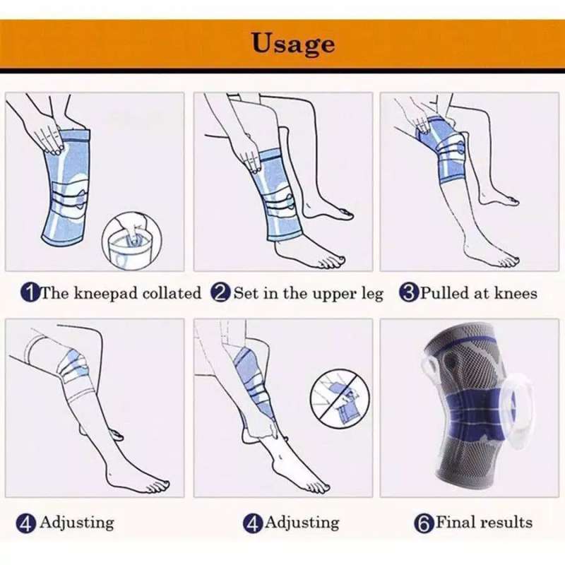Jual Dekker Lutut Penyangga Lutut Pelindung Lutut Knee Pad Silikon Saat Berolahraga Online Desember 2020 Blibli