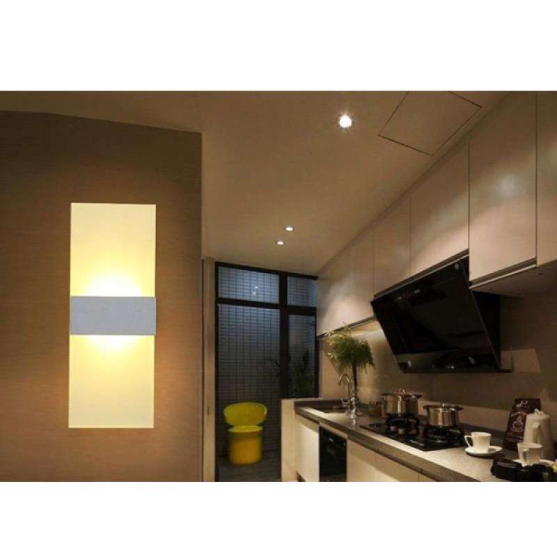 Promo Modern Led Wall Light Indoor Up Down Cube Sconce Lamp Fixtures Home Office Decor Di Er Homyl China Blibli Promo Modern Led Wall Light Indoor Up, Up Lighting Fixtures Indoor