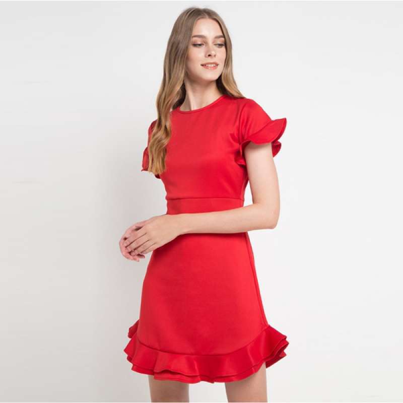 Promo EDITION WOMEN ED70 RED Mini Dress 