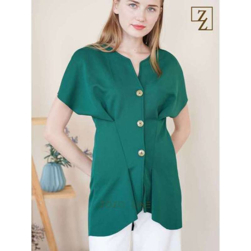 Jual Atasan Top Kemeja Model Blouse T109 Cewek Wanita Kerja Formal Casual Milenial Premium Korea Terbaru Juni 2021 Blibli