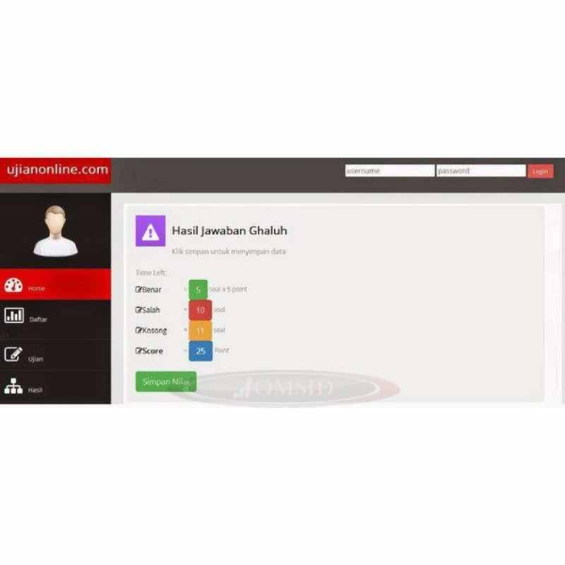 Jual Software Aplikasi Ujian Online Berbasis Web Dengan Php Dan Mysql Online April 2021 Blibli