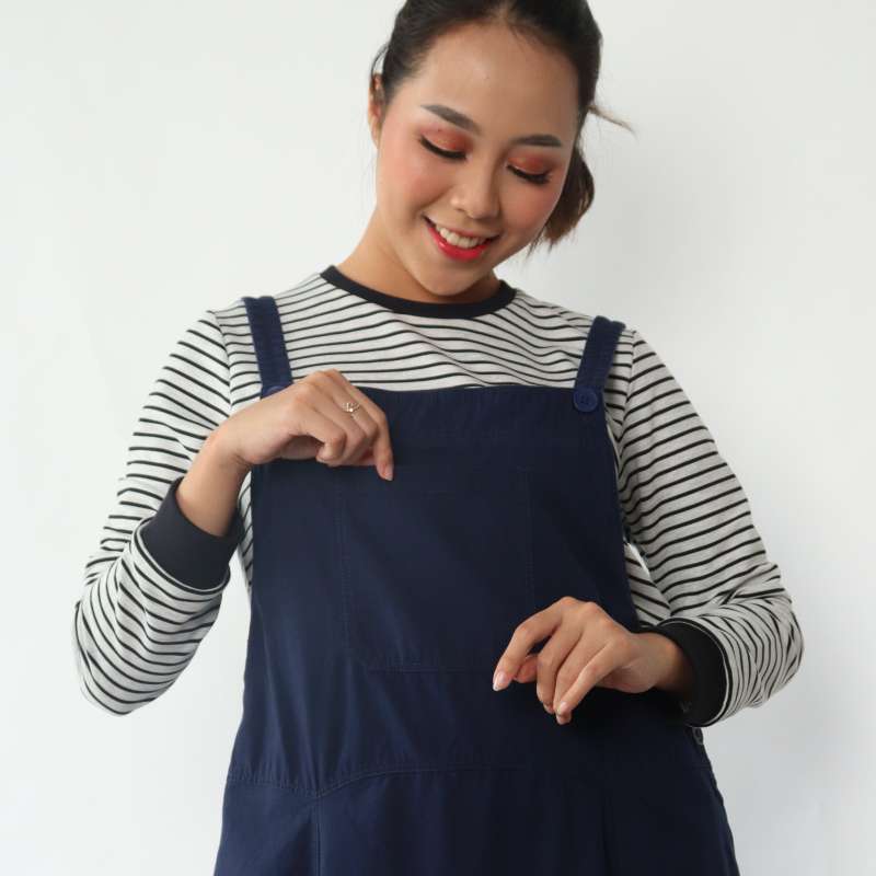 Jual Rilley Aliya Overall Dress Overal Over All Kekinian Fashion Muslim Outer Panjang Wanita Online Januari 2021 Blibli
