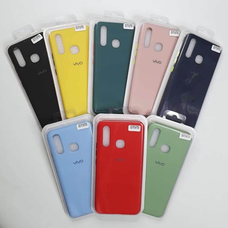 Jual Vivo U3 Y19 Y5s Liquid Case Silicone Macaron Case Online Mei 2021 Blibli