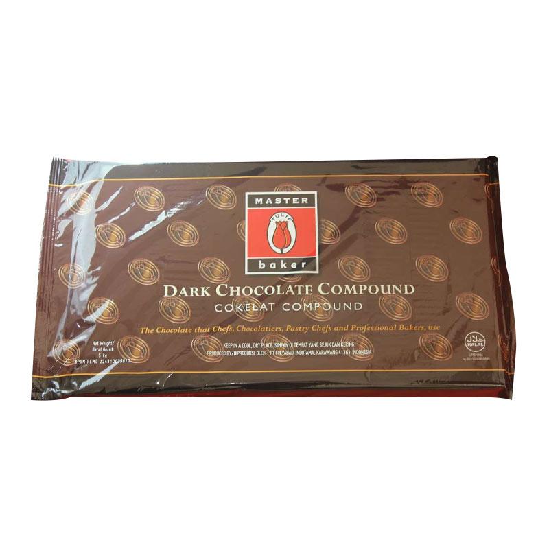 Jual Tulip Masterbaker Dark Coklat Batang Compound 5 Kg Terbaru Juni 2021 Blibli
