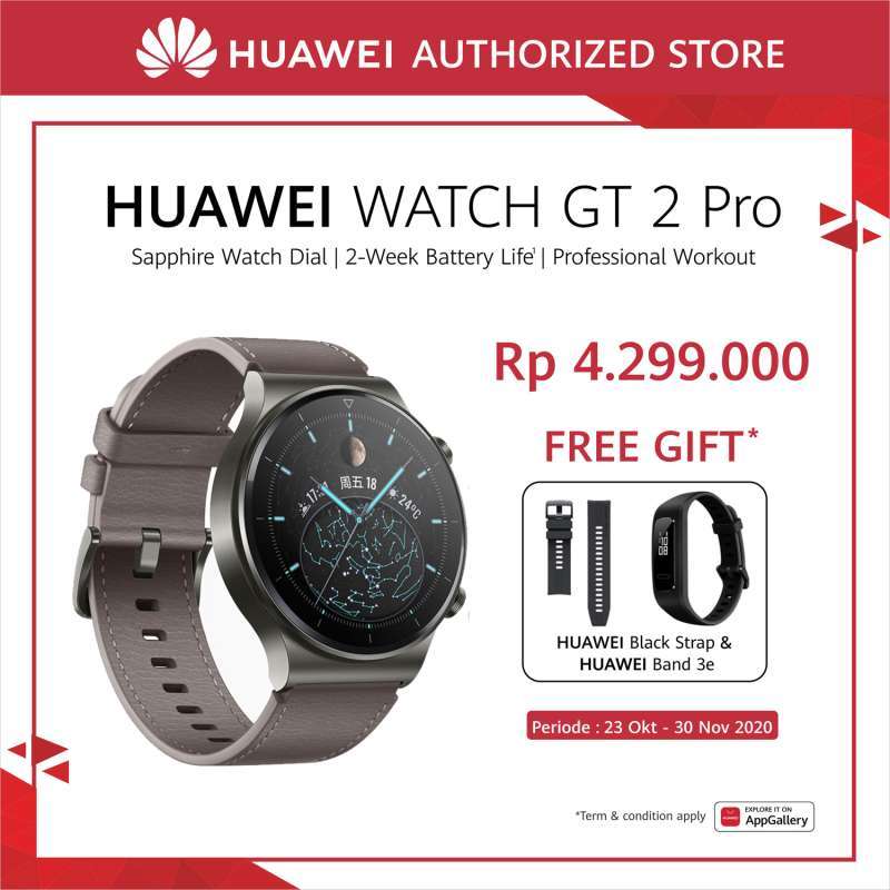 huawei watch gt 2 pro nebula grey