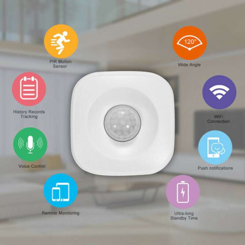 Promo Wifi Motion Movement Pir Sensor Detector For Tuya Smart Life App Smart Home Di Seller Homyl China Blibli