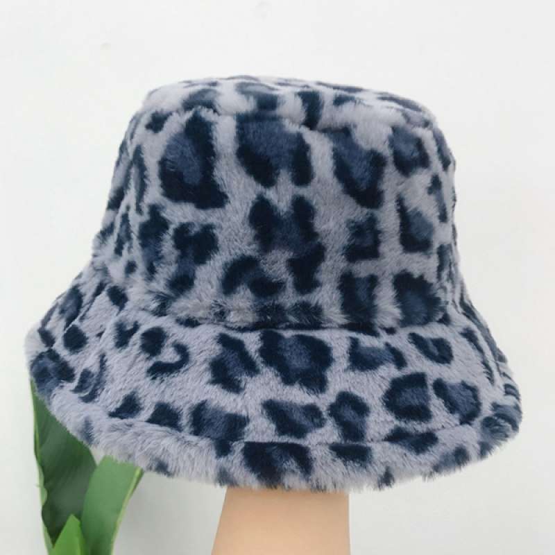 Jual Winter Fluffy Plush Bucket Hat 