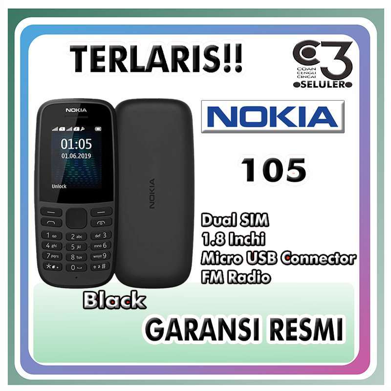 Jual Hp Nokia 105 King 2019 Dual Sim Murah Mei 2021 Blibli
