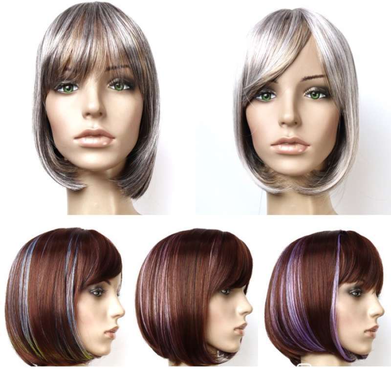 Wig Wanita Pendek Bop Rambut Palsu Model Highlight Terbaru Agustus 2021 Harga Murah Kualitas Terjamin Blibli