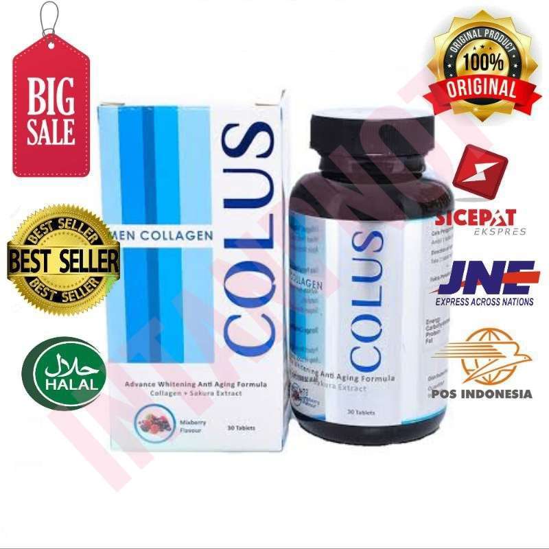 Jual Colus Men Collagen Perawatan Pemutih Tubuh Pria Colus Man Collagen Suplemen Pria Herbal Di Seller Isna Shop Kota Jakarta Barat Dki Jakarta Blibli