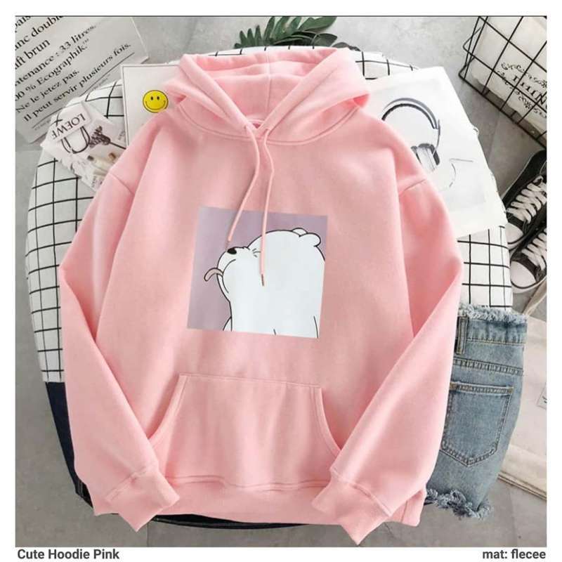 Jual SAJANGSHOP Fashion Wanita Sweater Hoodie Cute Bear Jaket