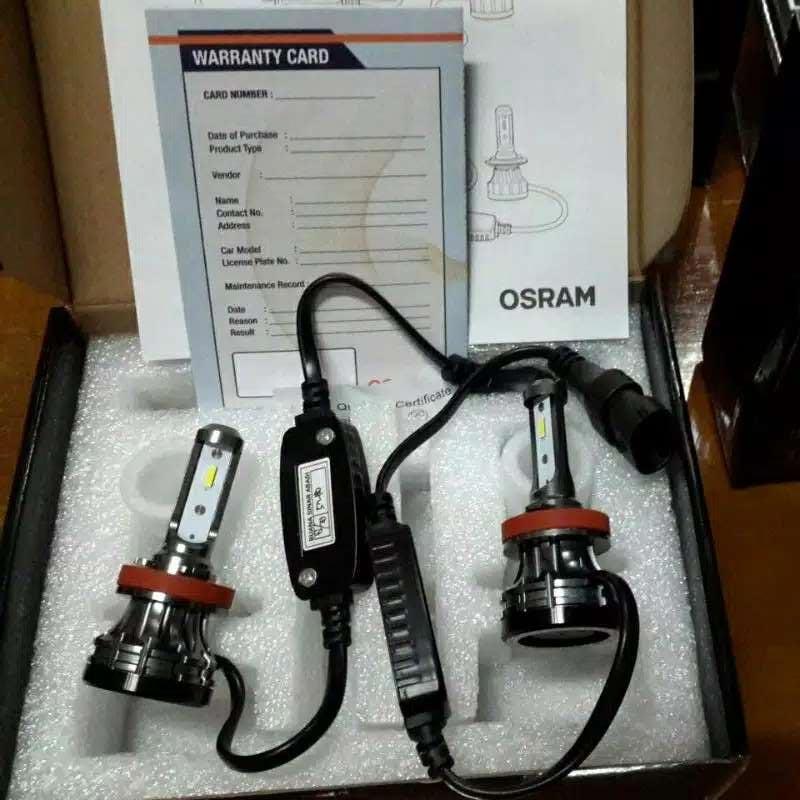 lampu led riving osram mobil 12v hl cool white 6000 kelvin h1 h4 h7 h8 h11 h16 hb3 hb4 9006