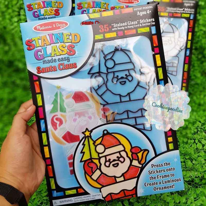 Melissa and doug sale stained glass christmas