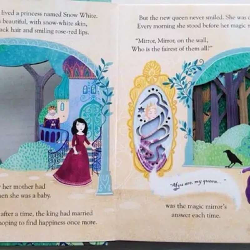 Jual Usborne Peep Inside A Fairy Tale Snow White And Seven Dwarfs Buku Terbaru Juli 2021 Blibli
