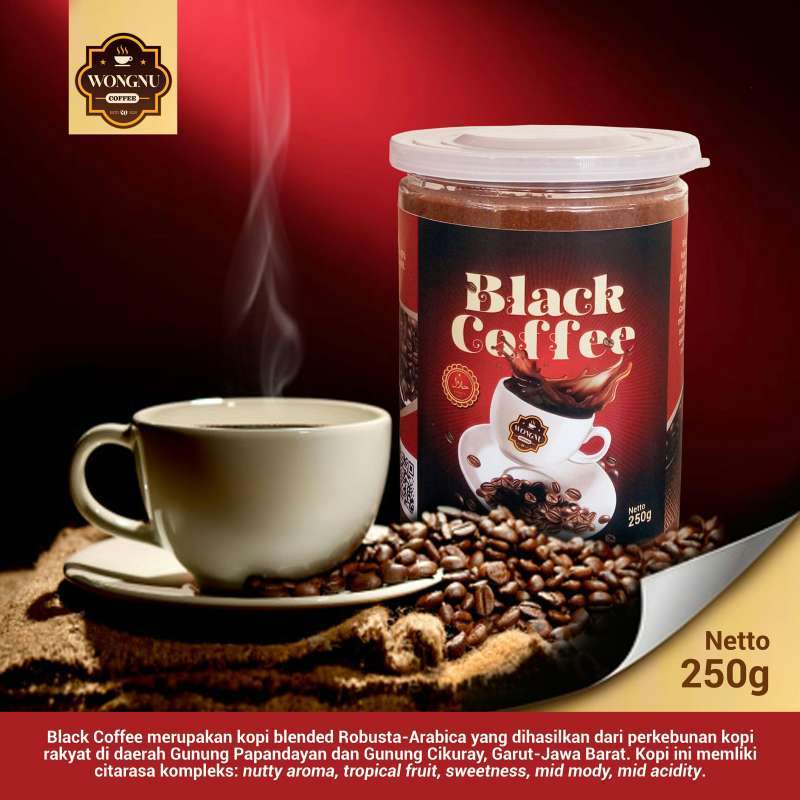 Jual Black Coffee Blended 40 Robusta 60 Arabika Online Maret 2021 Blibli