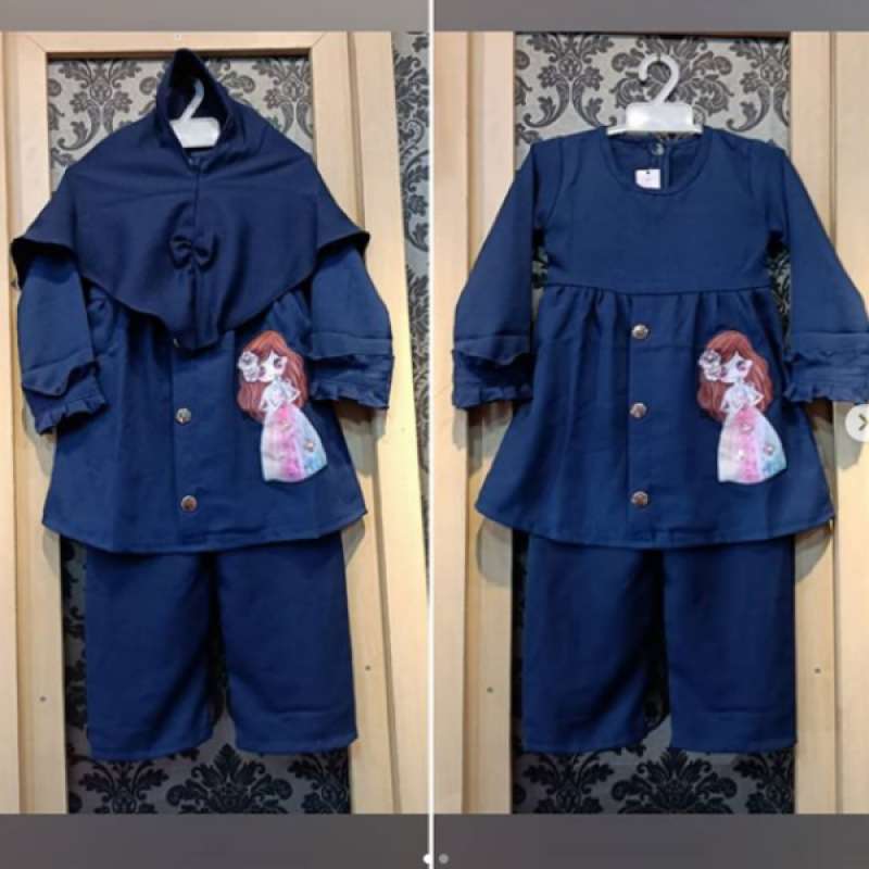 Jual Nanda Fashion Shop Gamis Anak Usia 2 3 Thn Baju Muslim Anak Perempuan Syari Zahra Set Online Desember 2020 Blibli
