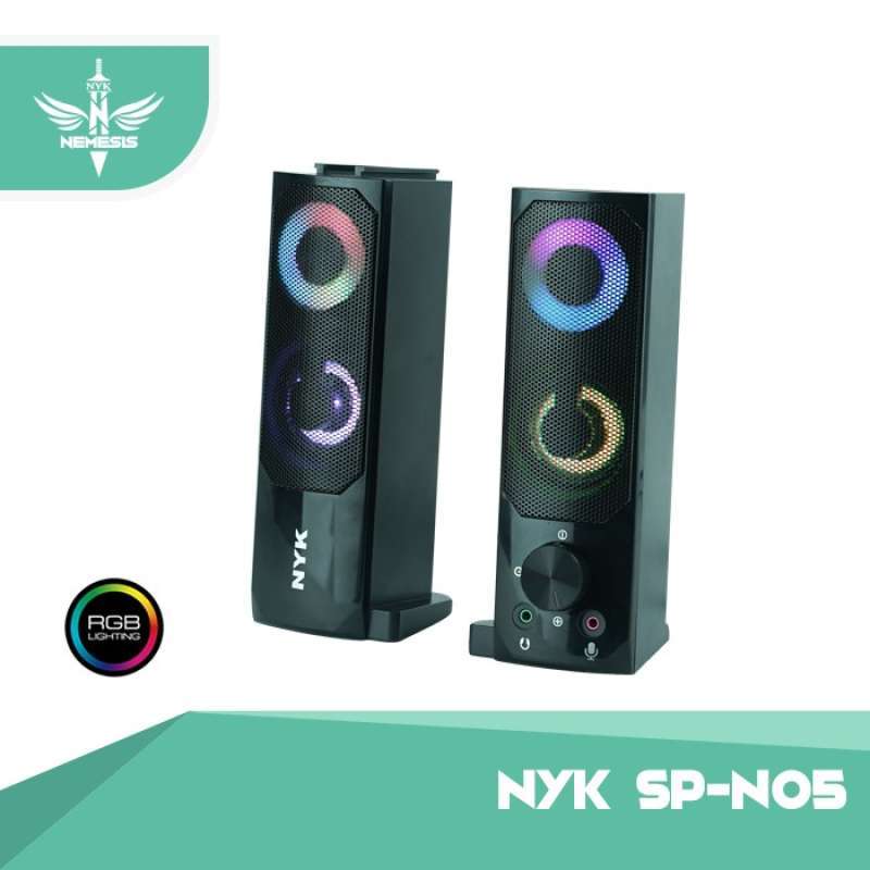 Jual Nyk Sp N05 Rgb Gaming Sound Bar With Double Sides Strong Bass Speaker Online Februari 2021 Blibli