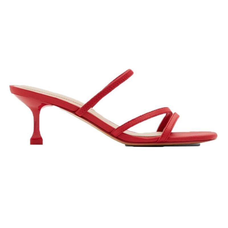 red sandals women's