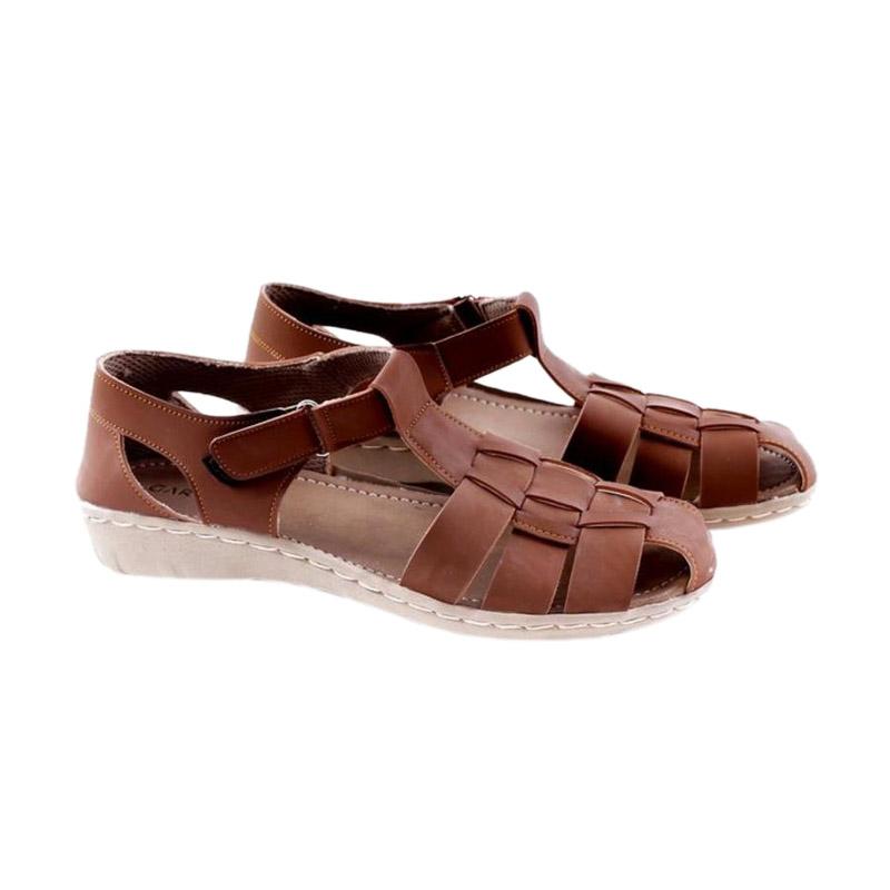 Garucci Flat Shoes 549 Sepatu Wanita - Coklat