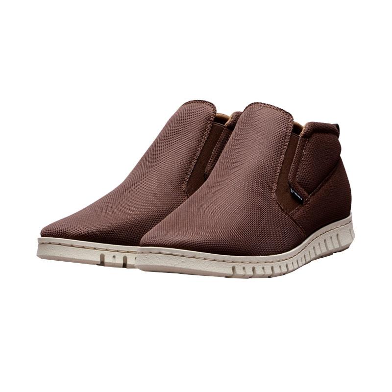 Brodo Geo Casual Sneaker Sepatu Pria - Brown