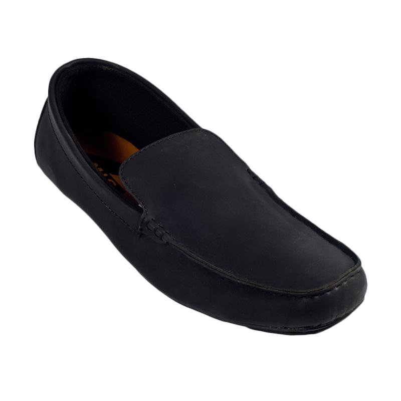 Mig Footwear Mikoyan Moccasin Sepatu Pria - Black