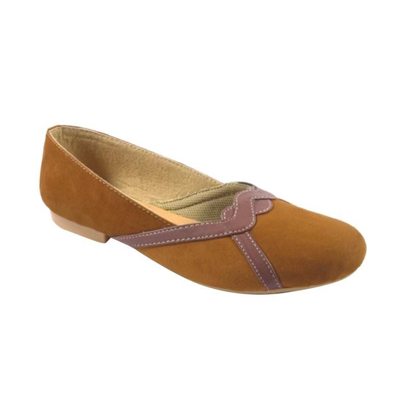 Cassico Flat Shoes 1138 Sepatu Wanita - Coklat