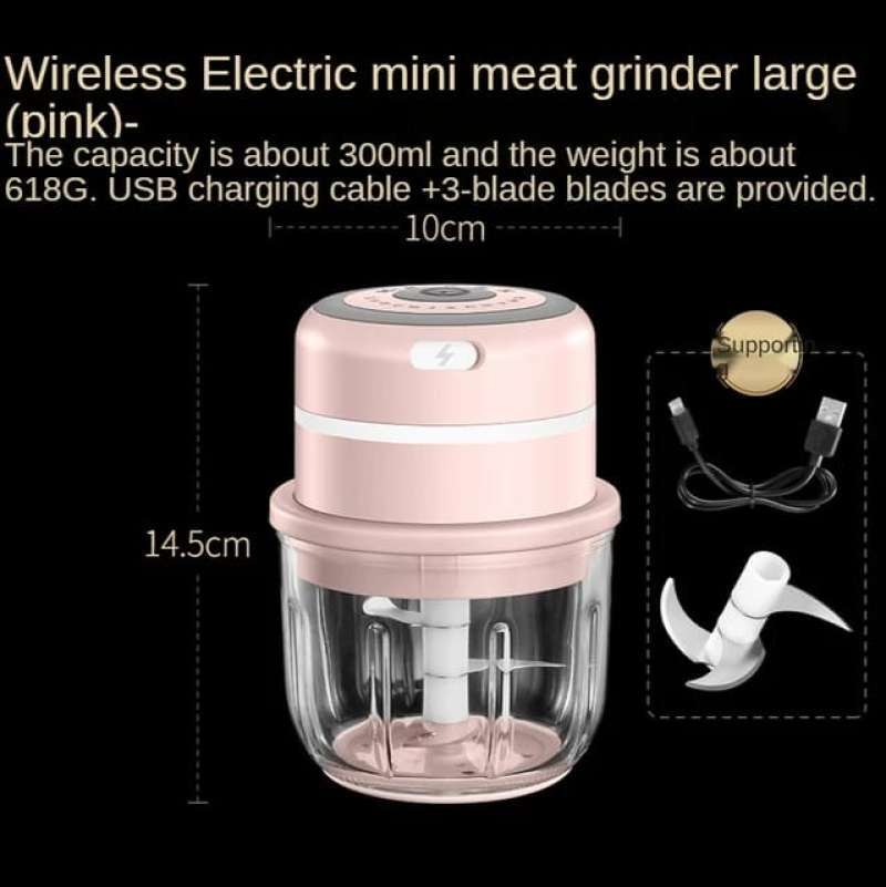 Promo Zs Chopper Blender Daging Penggiling Penghalus Bumbu Mini
