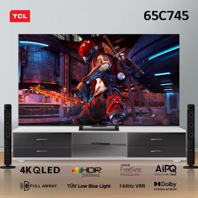 QLED 65 TCL 65C745 4K HDR Smart TV Google TV — TCL.cl