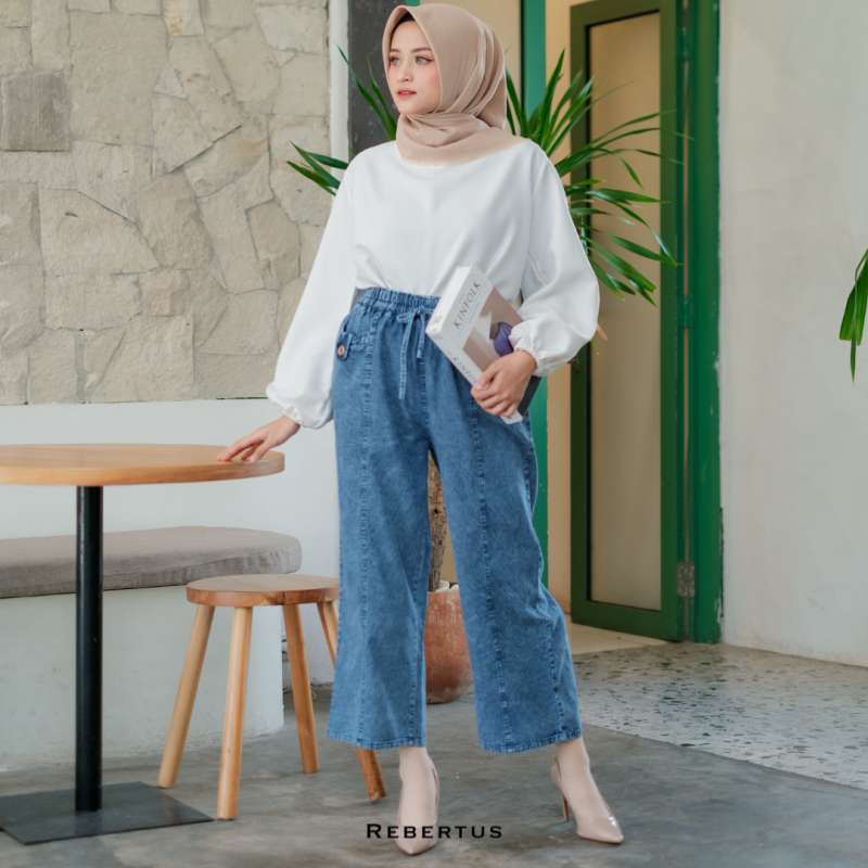 Kulot jeans denim discount