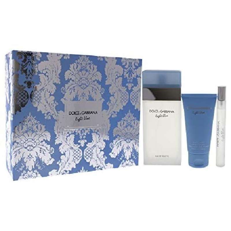 Jual Dolce And Gabbana Light Blue Women 3 Pc Gift Set Edt Spray 3 Ounce Di Seller Beauty Usa Sunter Jaya Kota Jakarta Utara Blibli