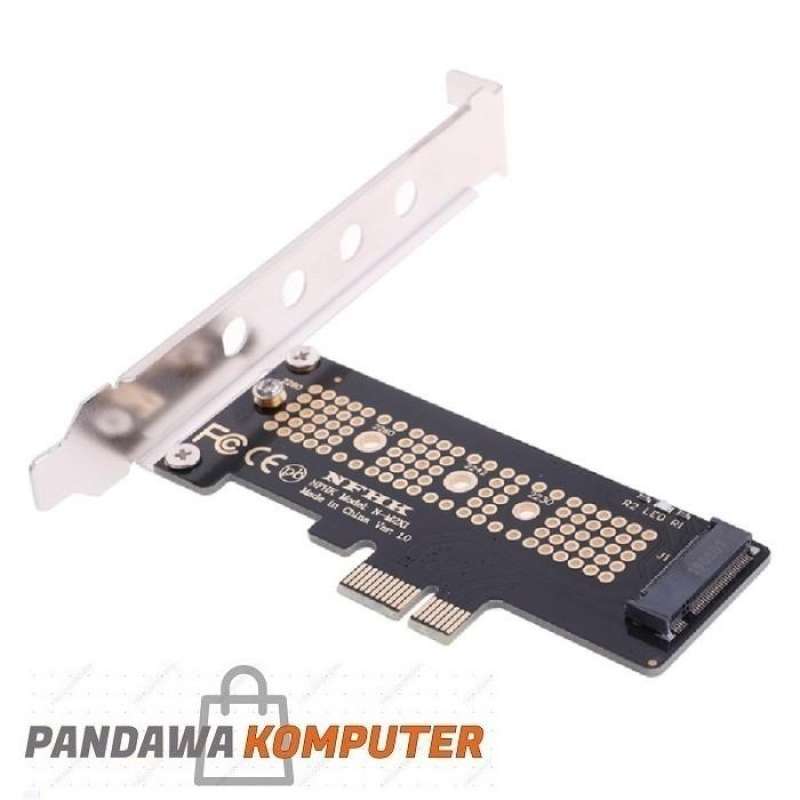 M Key SSD NVME PCIE NGFF to PCIE x1 Adapter Card Slot Converter