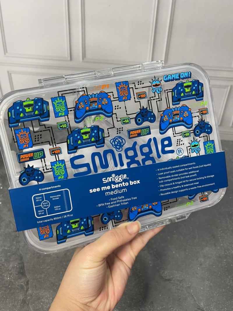 Smiggle game over lunch box cheap