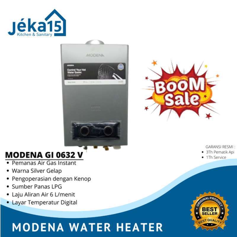 Promo Water Heater Modena Gi 0632 V Diskon 33% di Seller Min Yoona Shop -  Kalibata, Kota Jakarta Selatan | Blibli