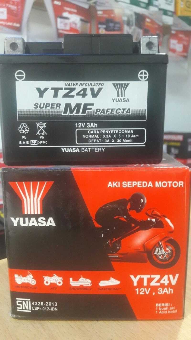 Aki motor ORINAL Yamaha Mio Soul YTZ4V / YTZ5S Yuasa aki kering