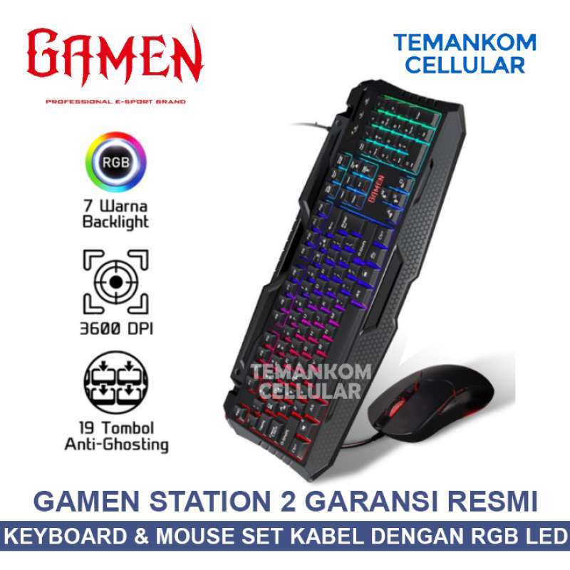Mouse Gamer Combo Teclado Y Mouse Rgb Jual Keyboard Gaming Gamen