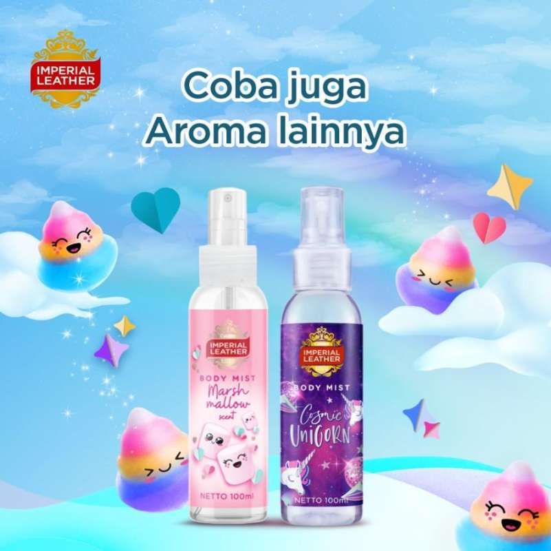 IMPERIAL LEATHER BODY MIST SPRAY MARSHMALLOW COTTON CANDY 100ML