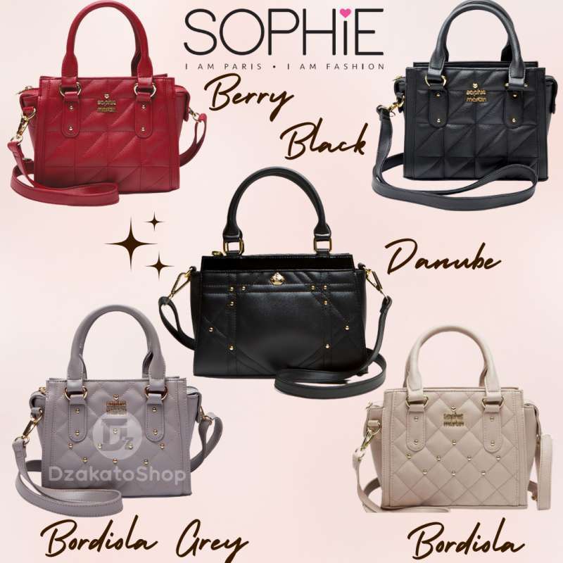 Promo Sophie Martin Paris Tas Jinjing Wanita Bordiola Grey Danube Gemaya Bowler Hitam Berry Promo Terbaru Kekinian Shoulder Bag Elegan Cuci Gudang Katalog Diskon 30 Di Seller Dzakatoshop Poncosari Kab...