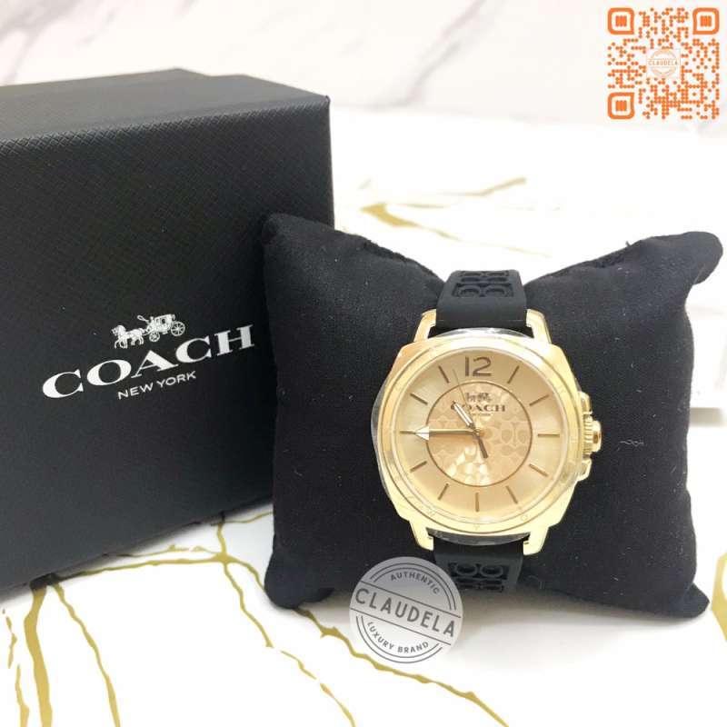Coach watch silicone band clearance