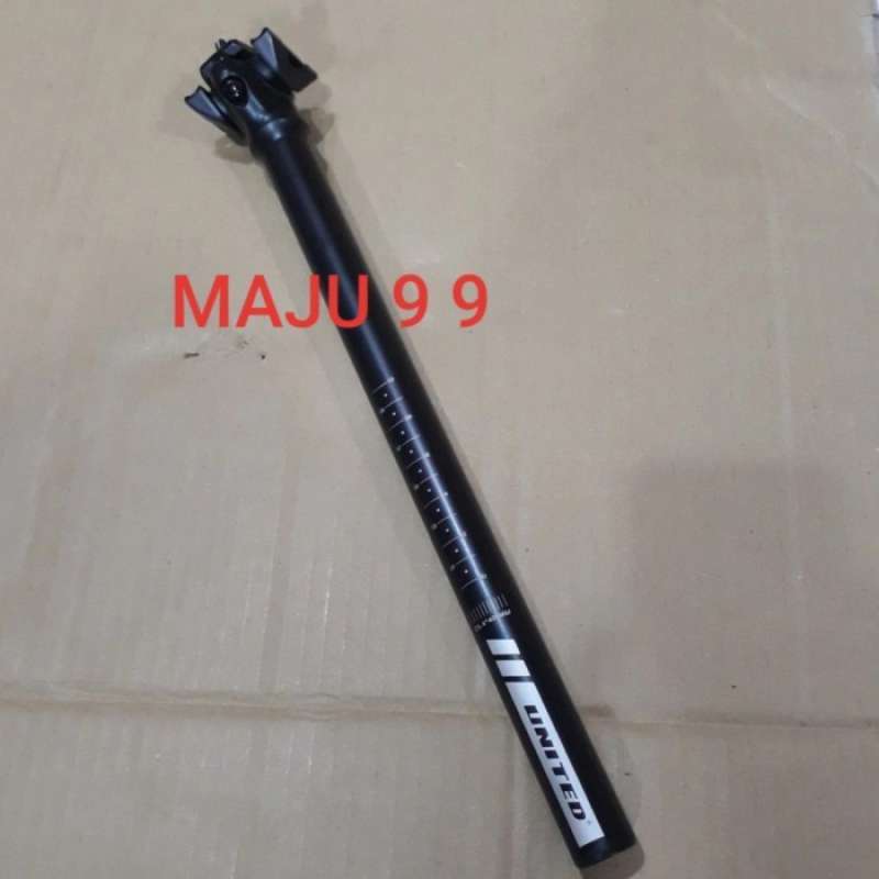 Jual seatpost united speed 25.4 alloy 400mm ori tiang sadel seat