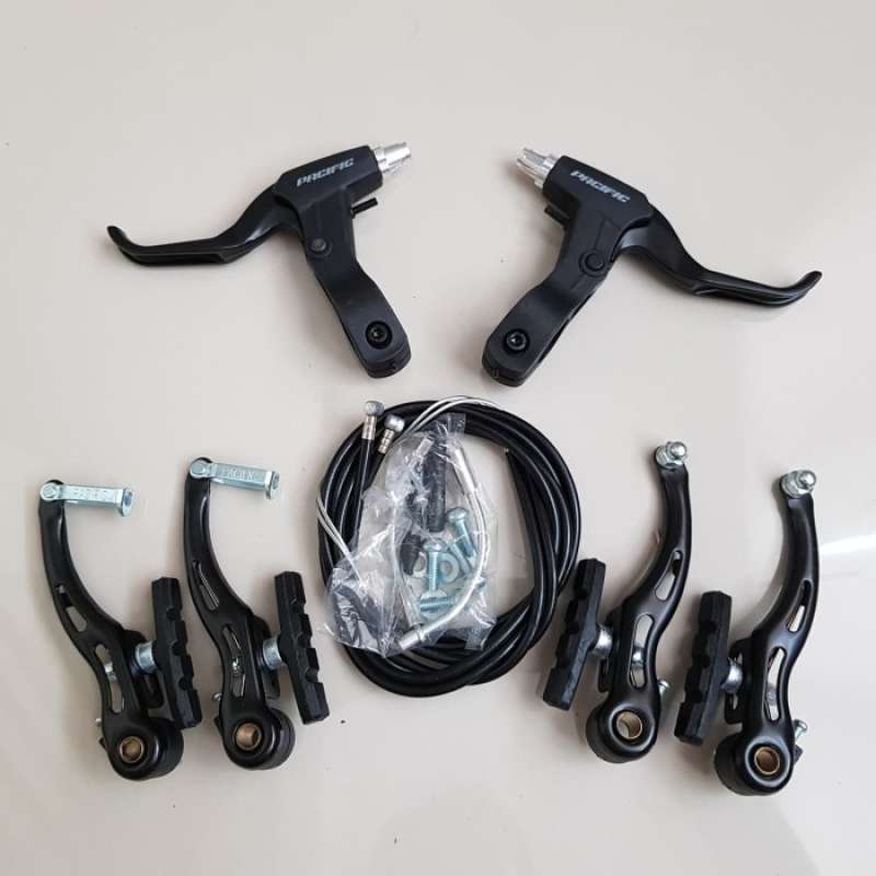 Brake set sepeda lipat best sale