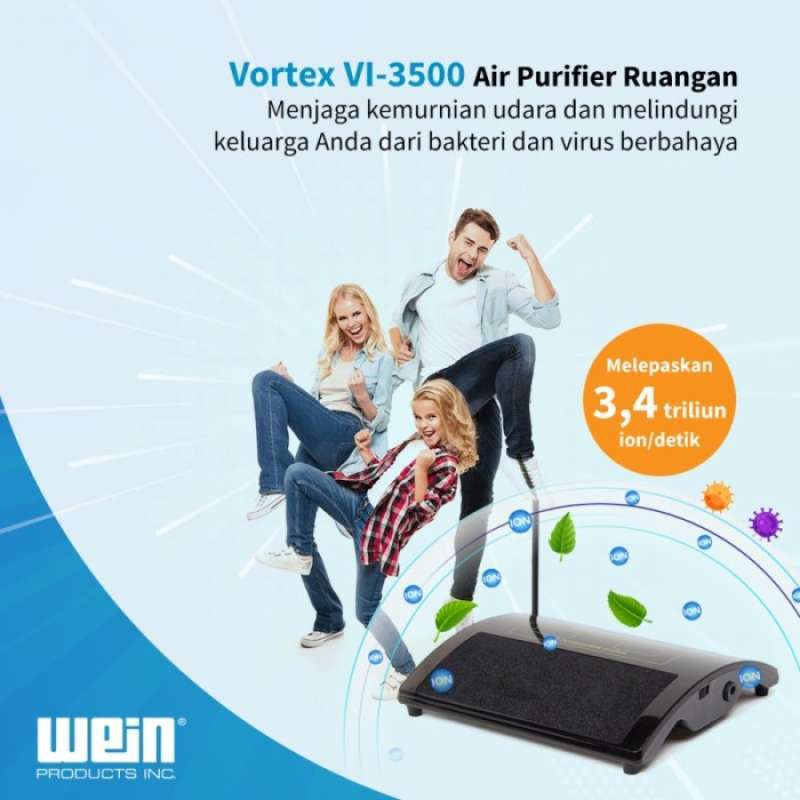 Promo Wein Vortex Vi 3500 Room Ionic Air Purifier Diskon 29 di